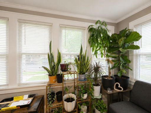 AI edited - Large sun room/bedroom with double doors.