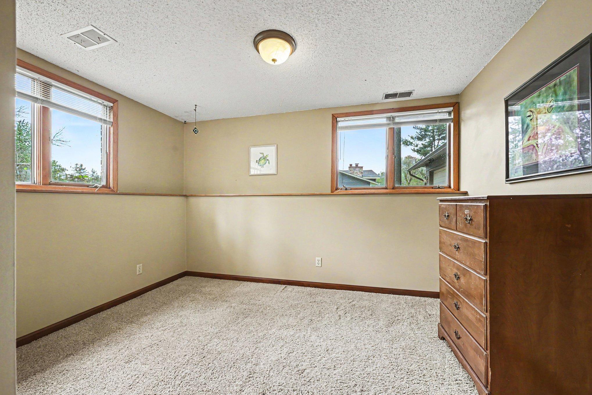5th bedroom in lower level