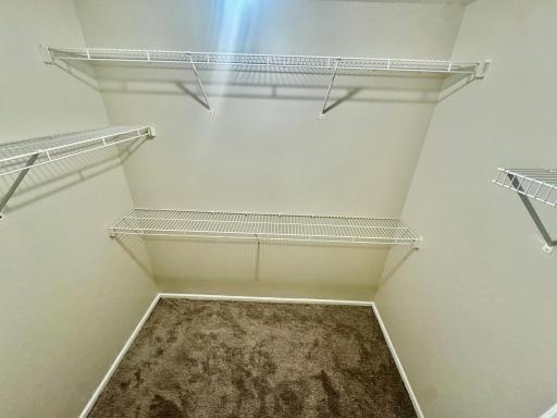 Primary walk in closet