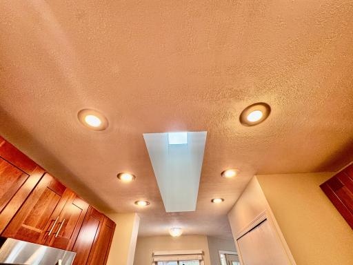 skylight in kitchen