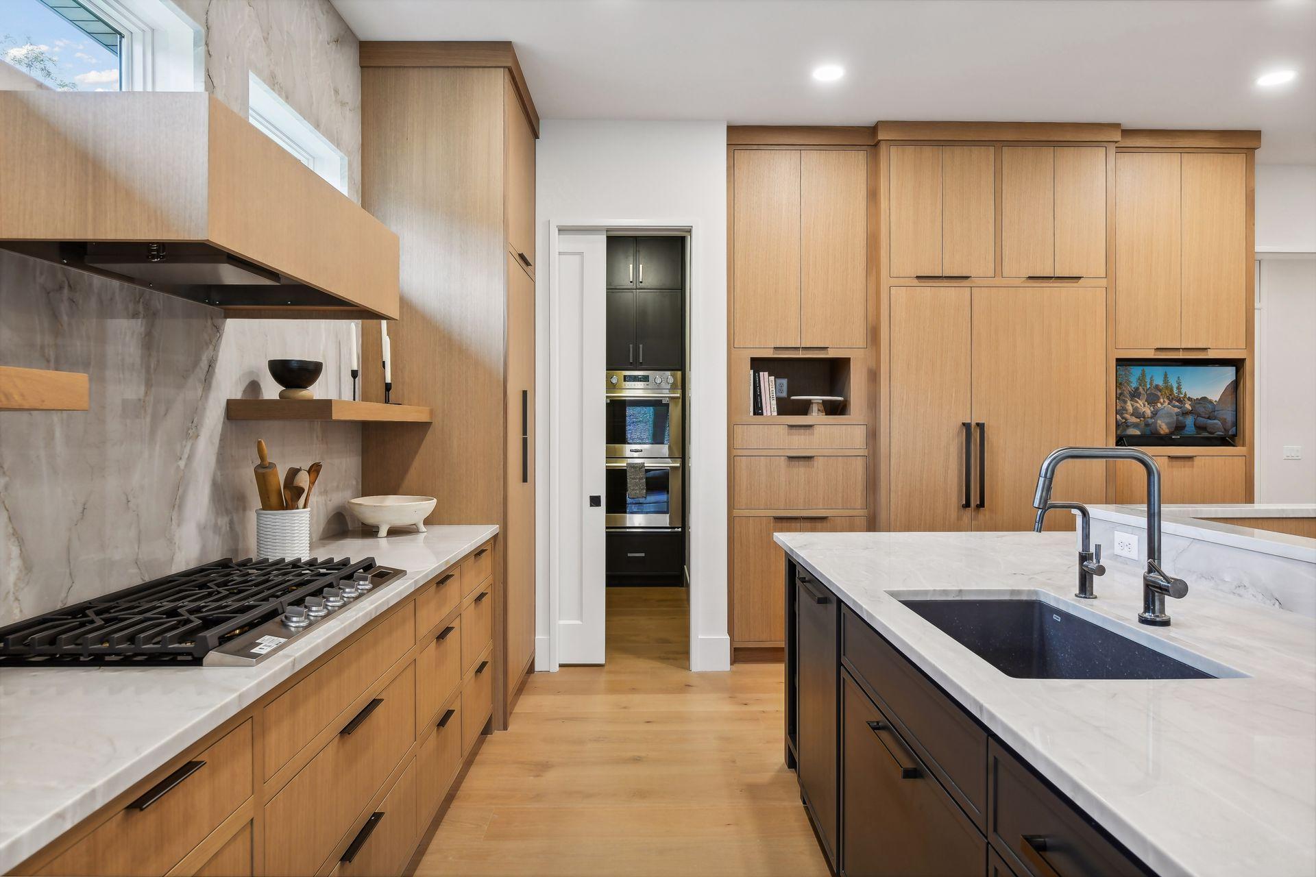 Pantry off kitchen