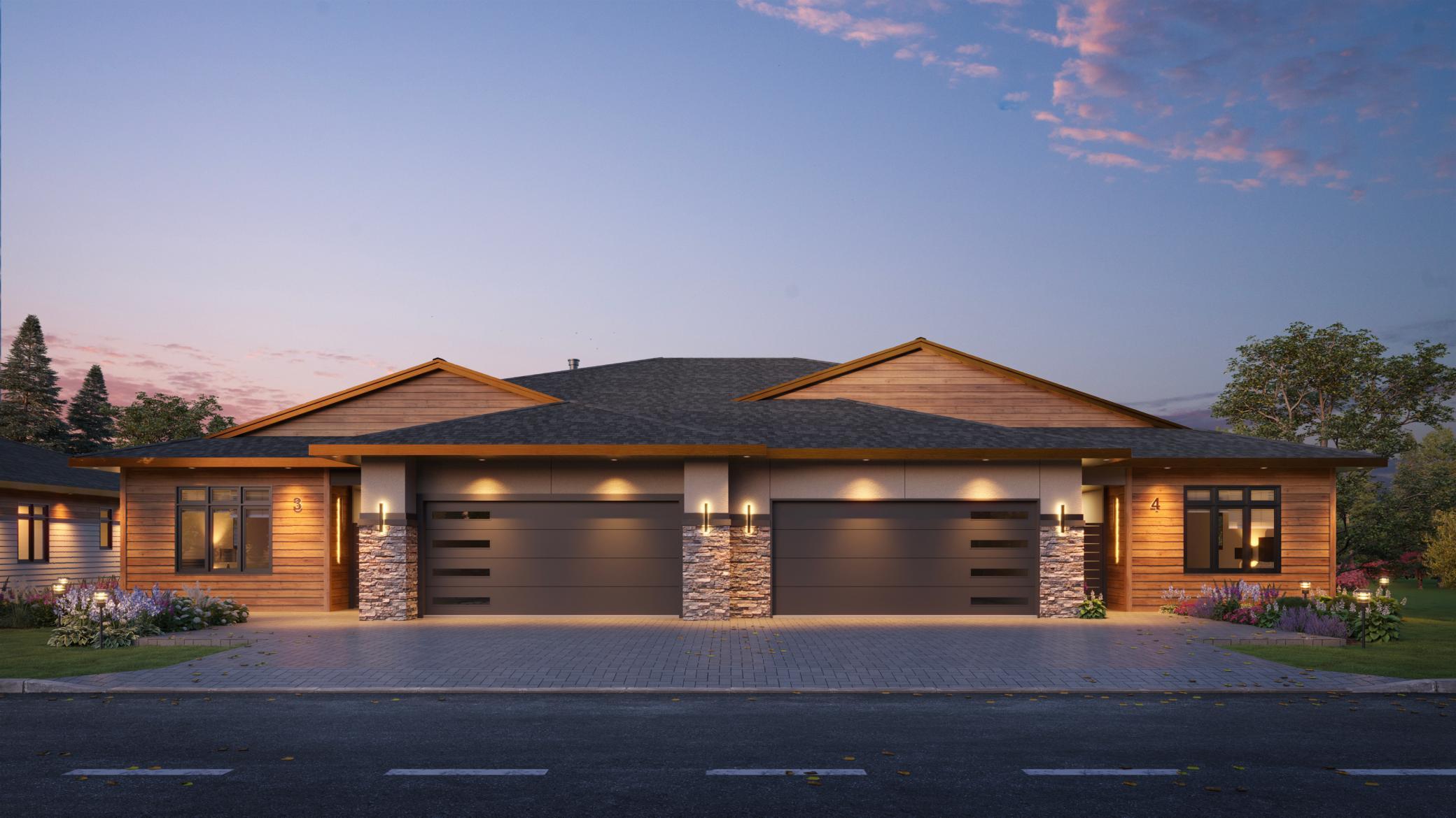 Rendering of walk-out unit