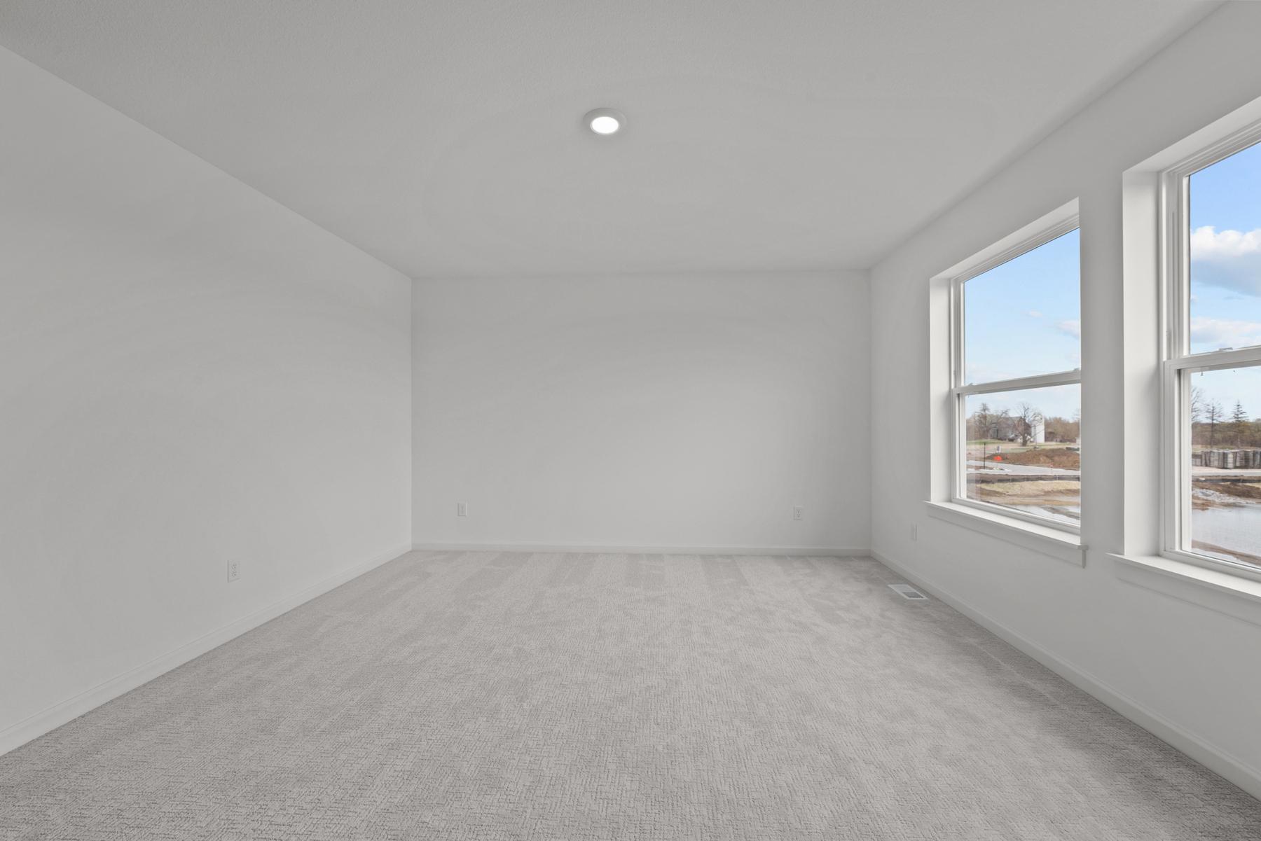 Private study in the McBee plan ideal for remote work or homework space. Images are from a similar home, interior selections may differ