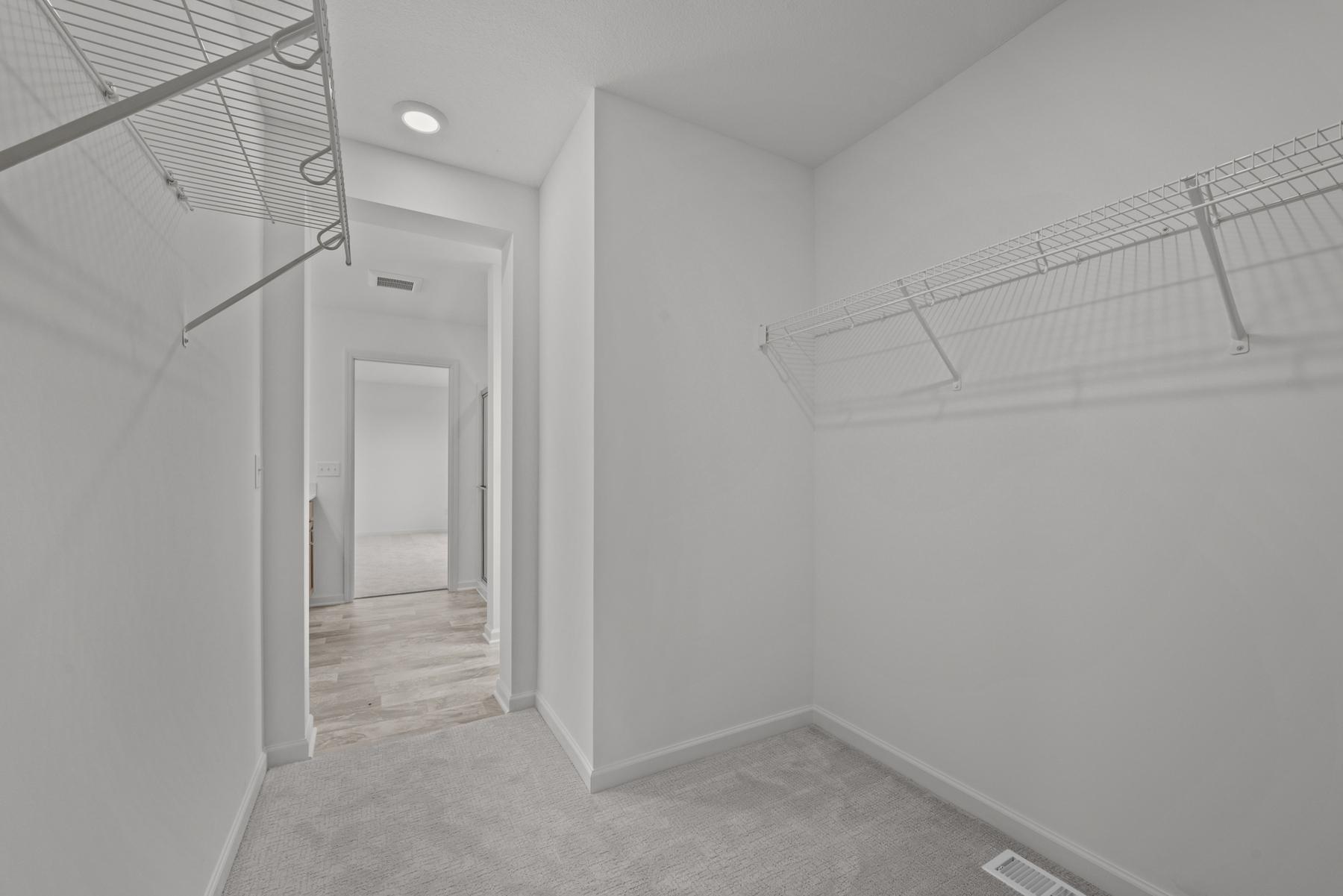 Large and private owners closet