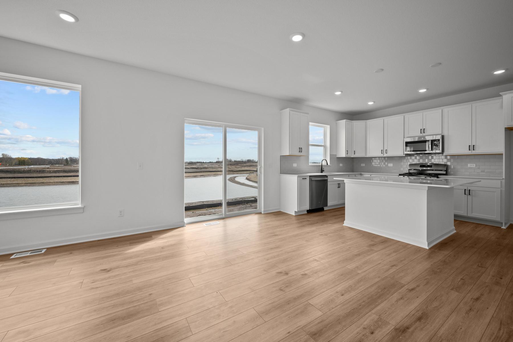 Dining area in the McBee plan suited for family meals and special occasions. Images are from a similar home, interior selections may differ