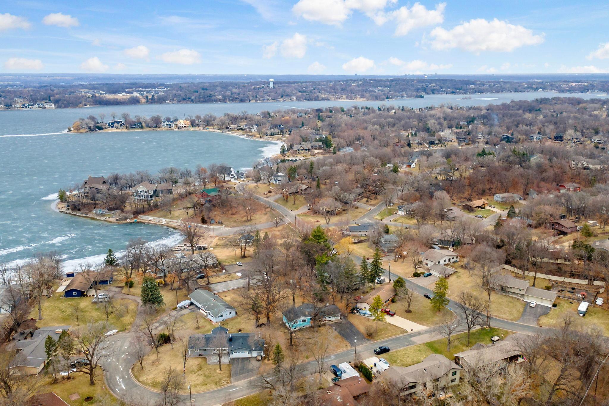 Home is in a cul-de-sac, and association property is just steps away from the backyard.