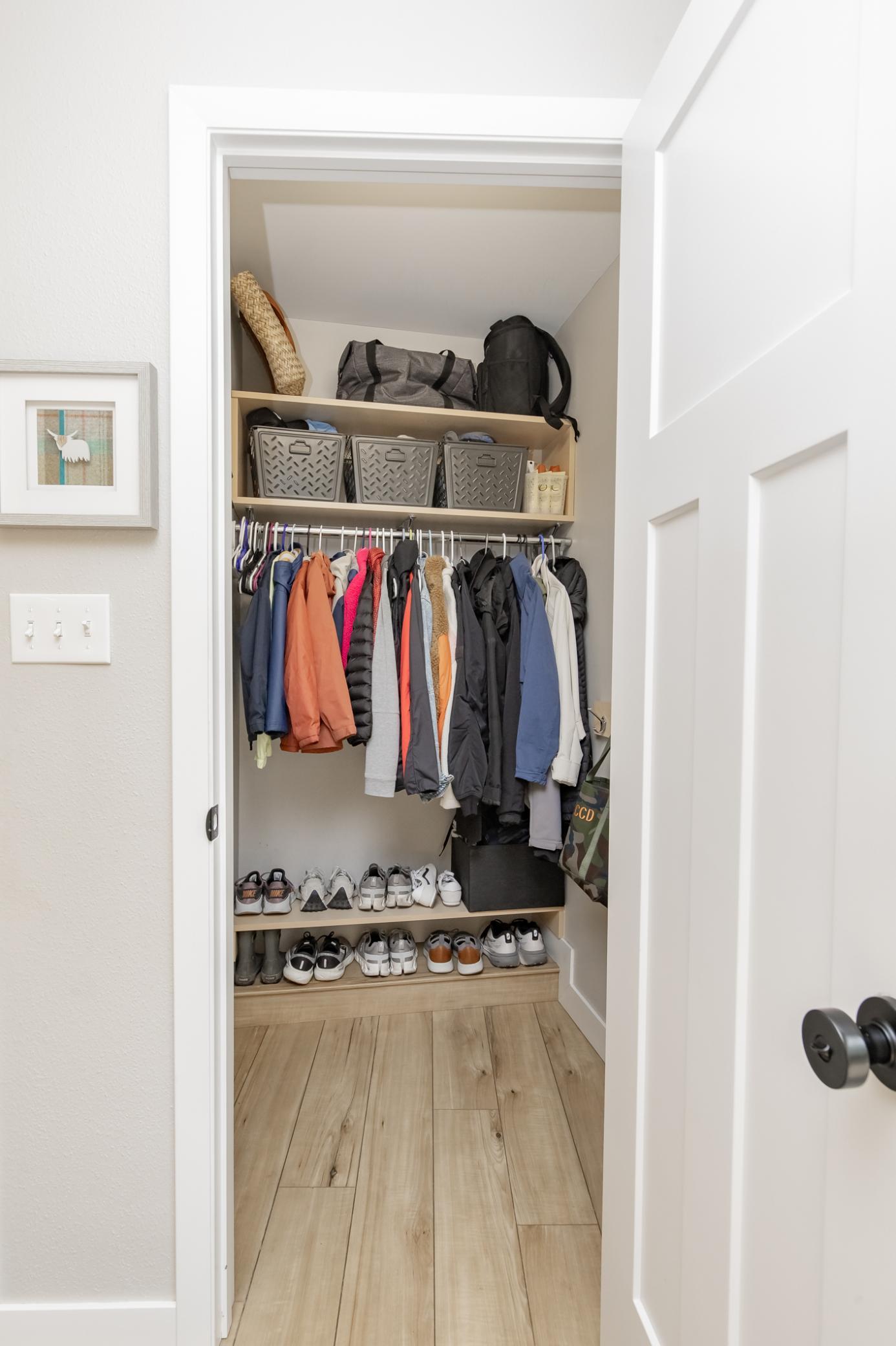 Mudroom Closet