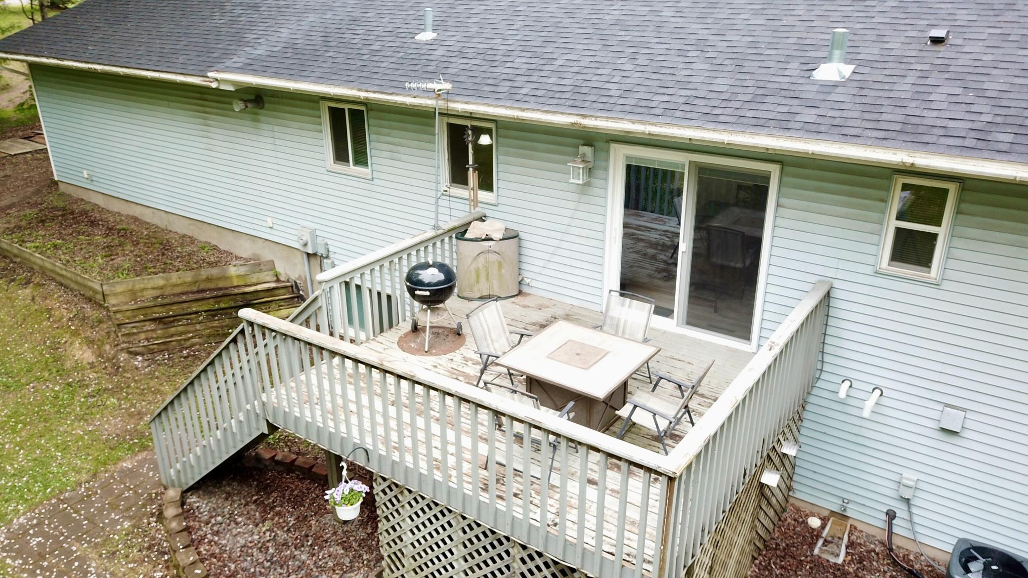 Another view of the deck. The roof was replaced in 2023.