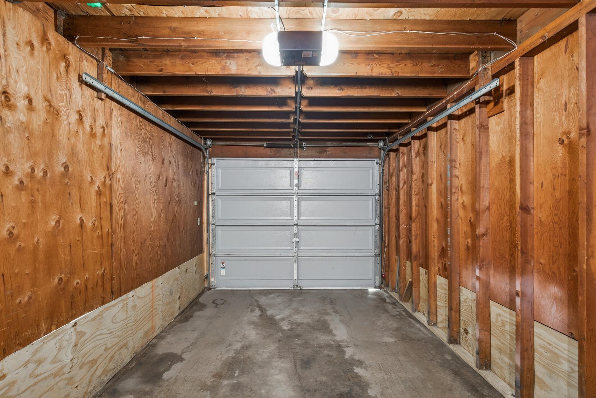 Garage with storage