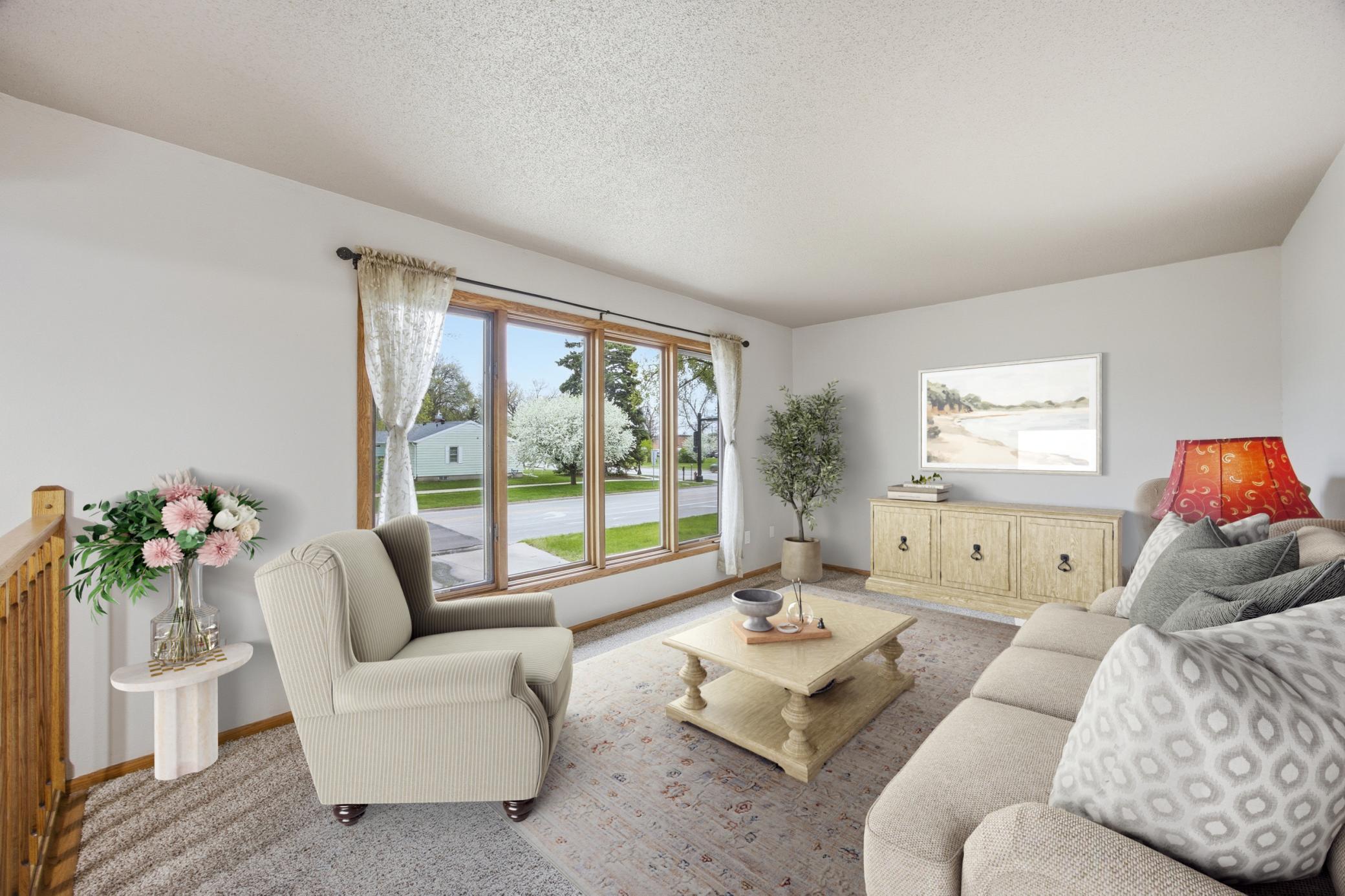 Living Room - Virtually Staged