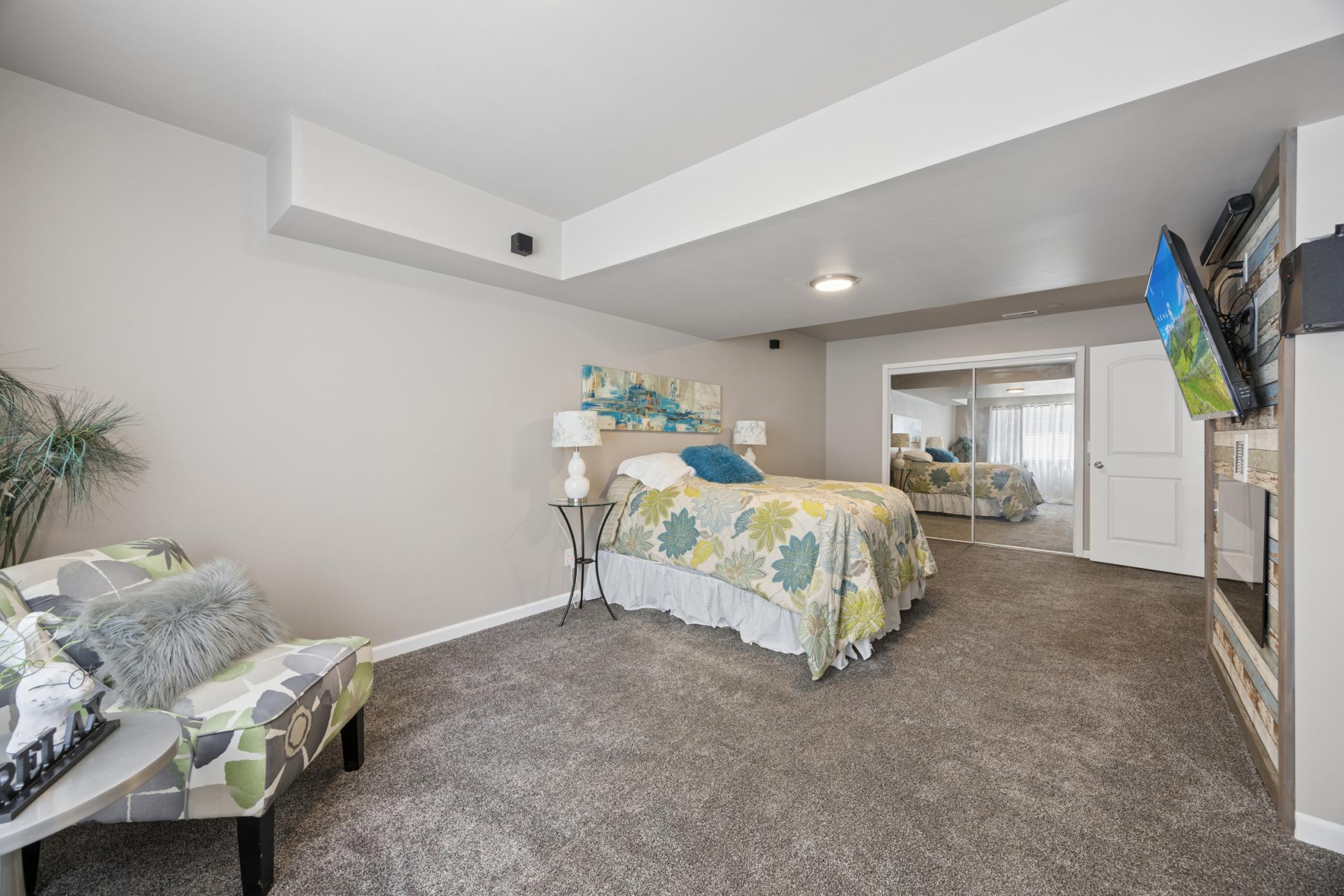 Lower level secondary suite