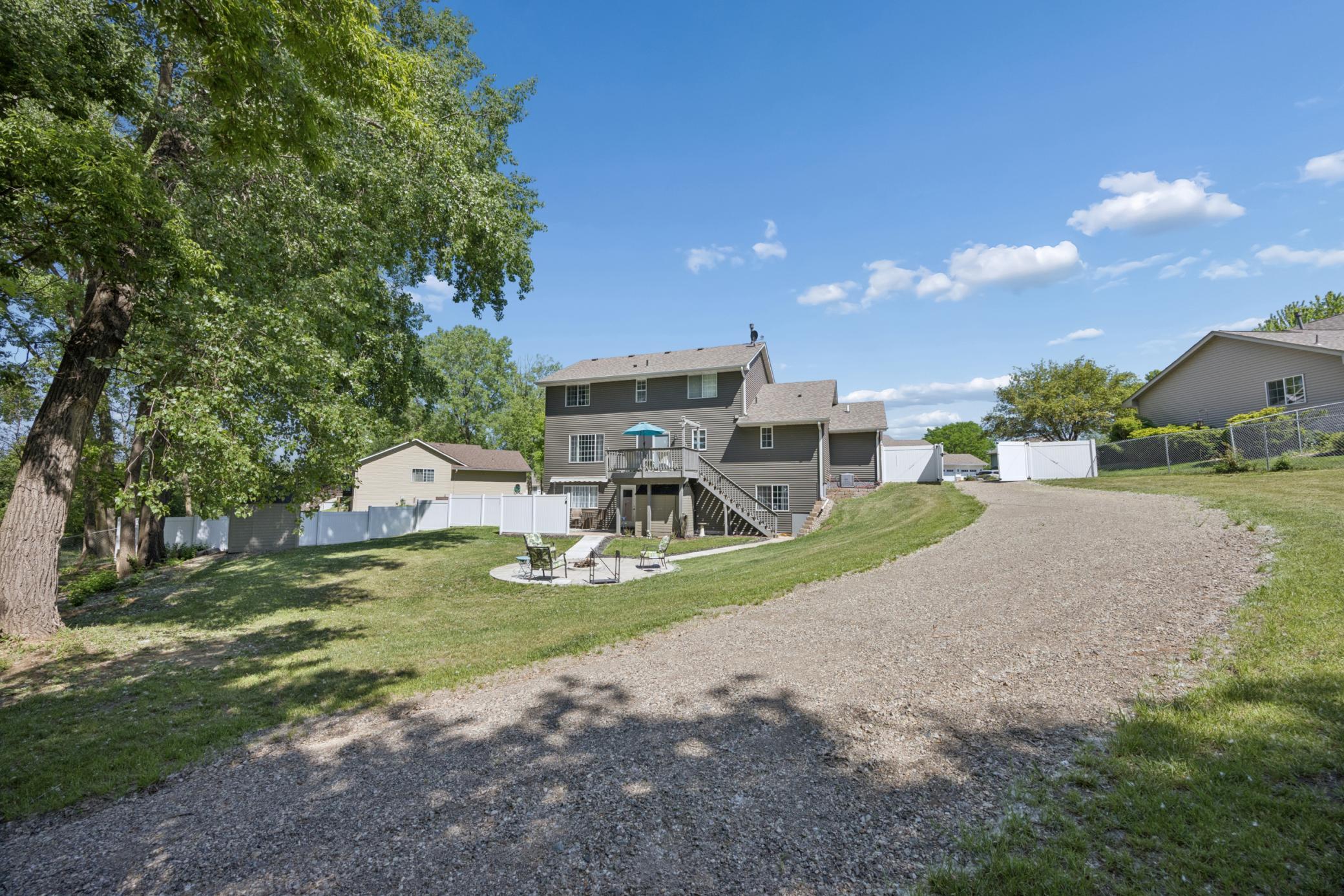 .56 acre lot with parking in back