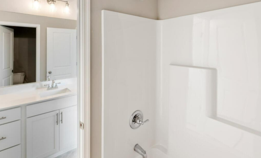 Jack & Jill Bath - PHOTO OF A DIFFERENT HOME WITH SIMILAR PLAN. FINISHES MAY VARY.