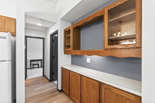 Extra kitchen storage or panty and coffee nook