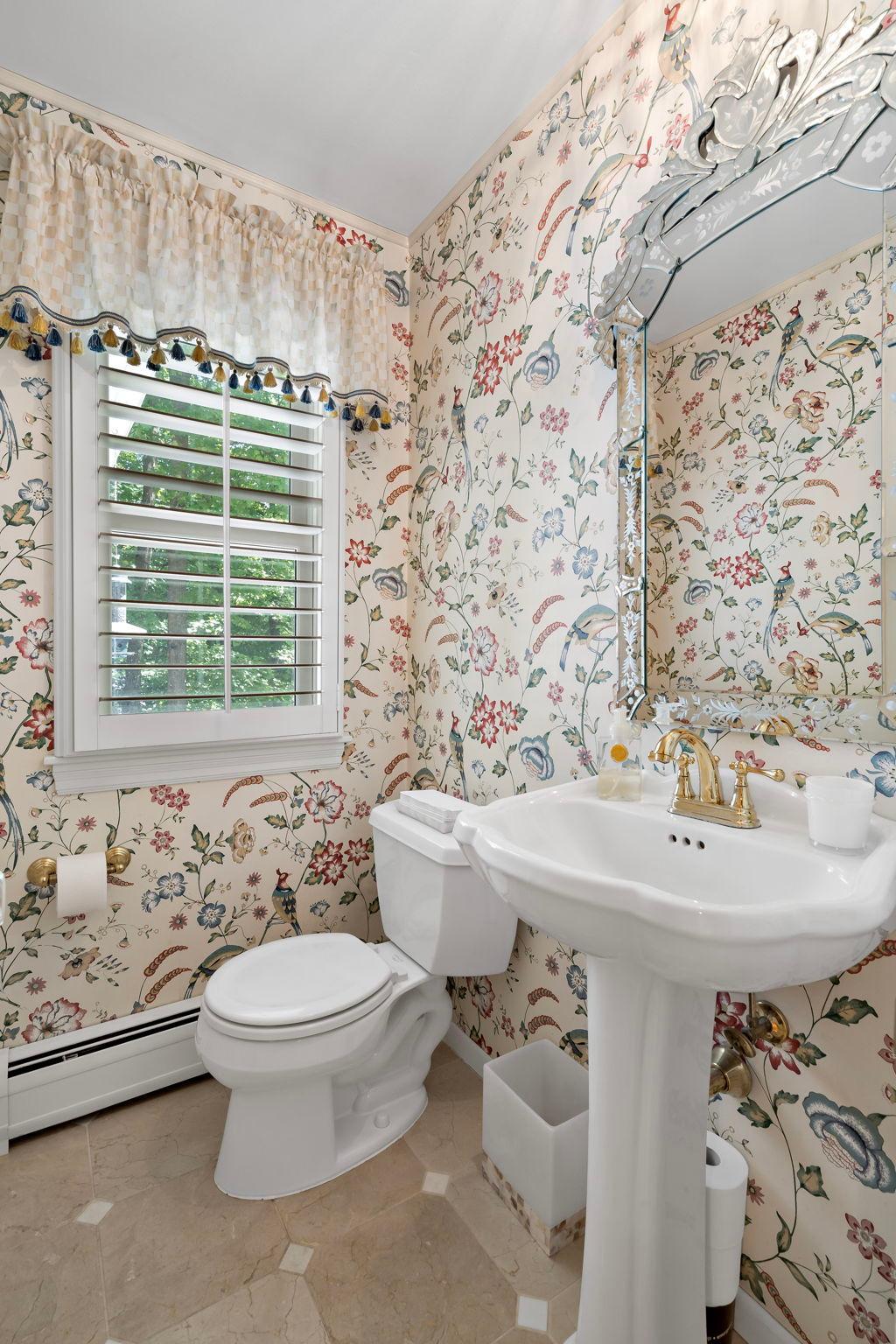 Main floor powder bath