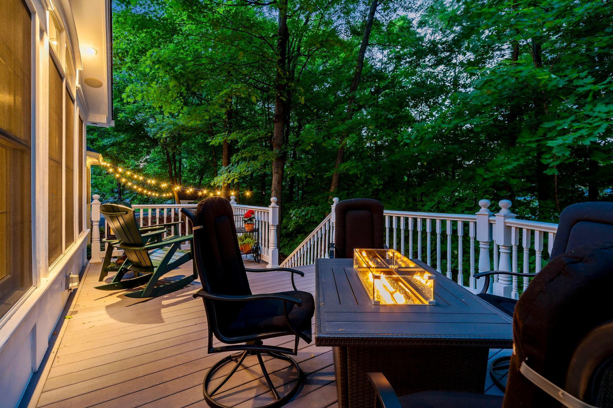 Easily gather, entertain, and enjoy the private backyard