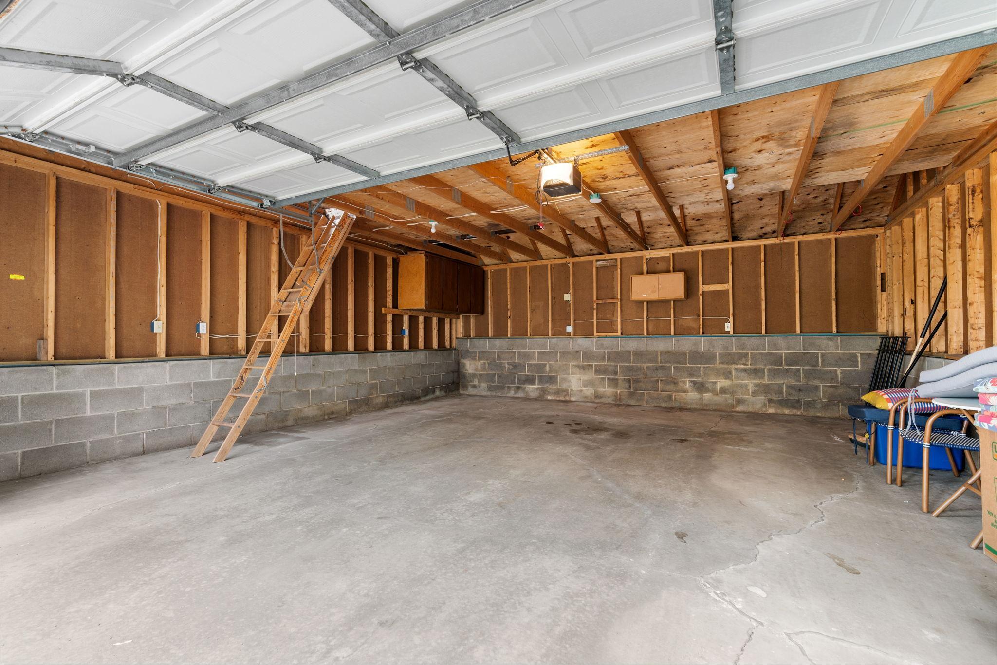 The oversized garage is a huge bonus!