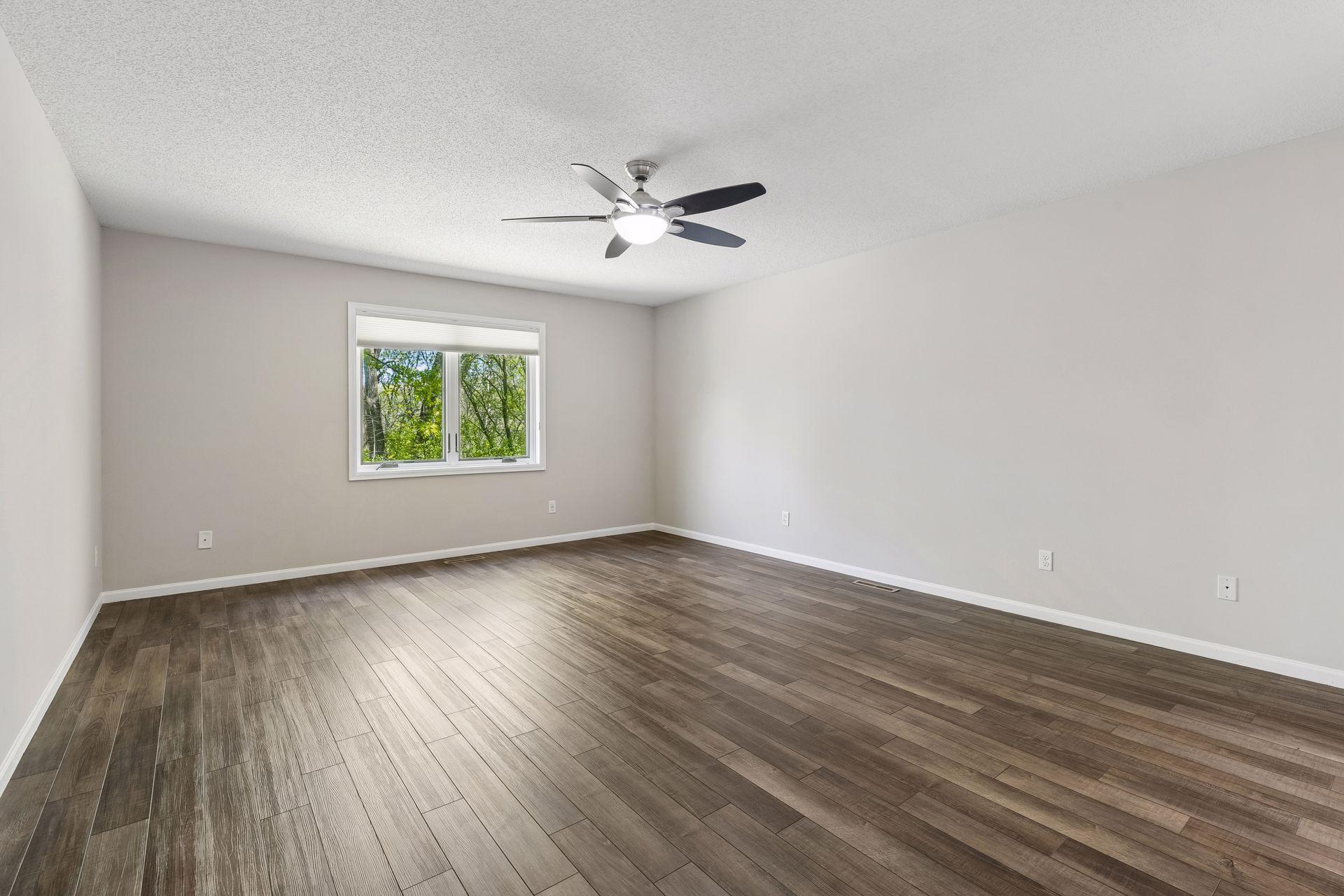 Main floor primary bedroom.