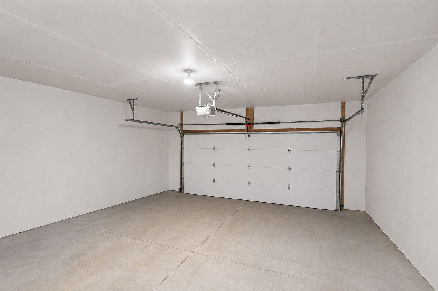 Attached Two Car Garage