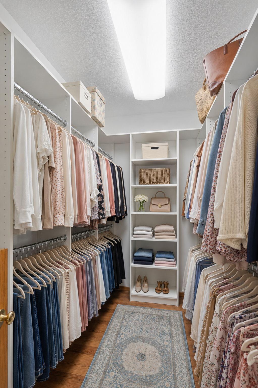 Main Level Primary Suite Closet