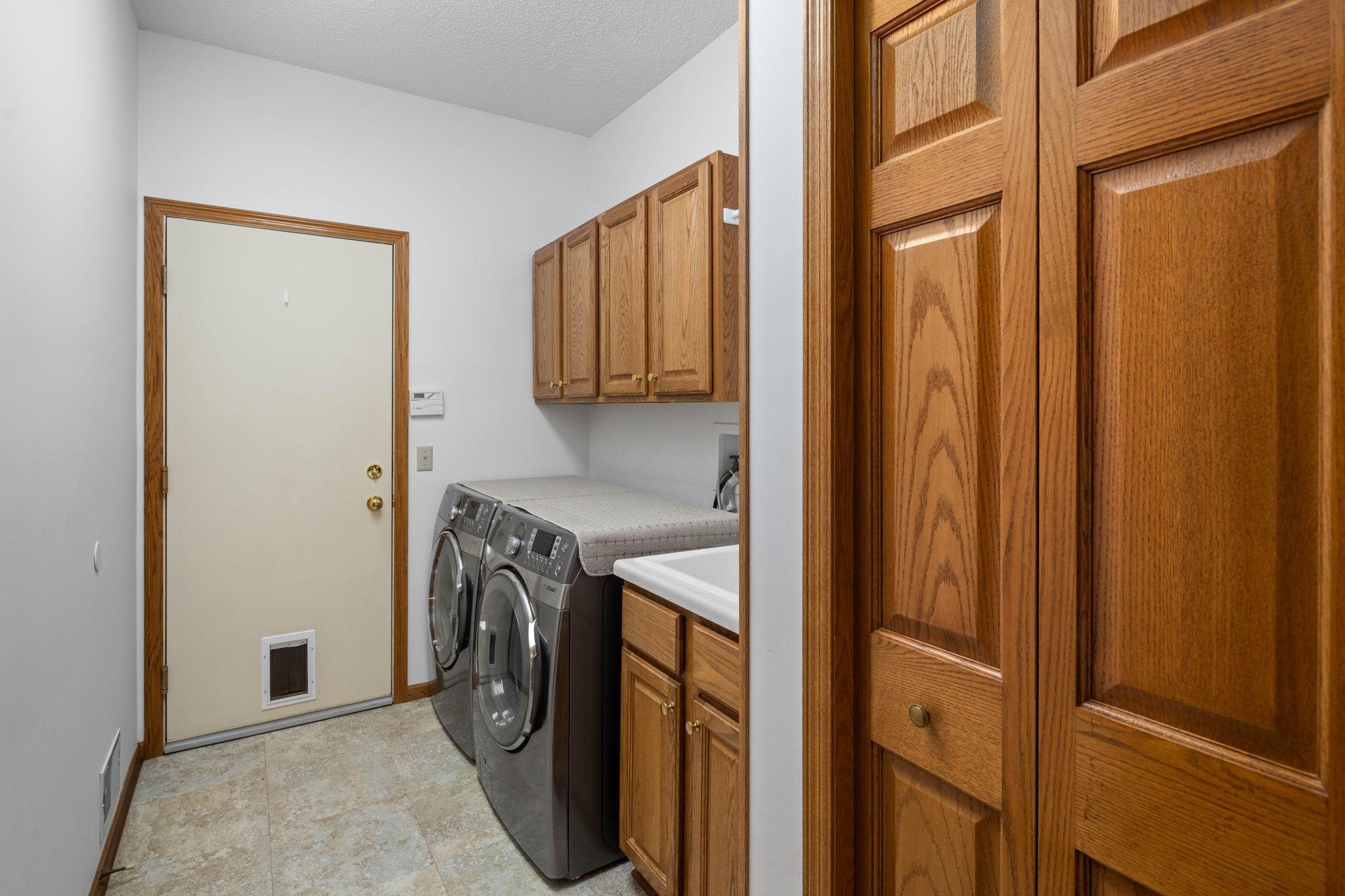 Laundry and Garage Access