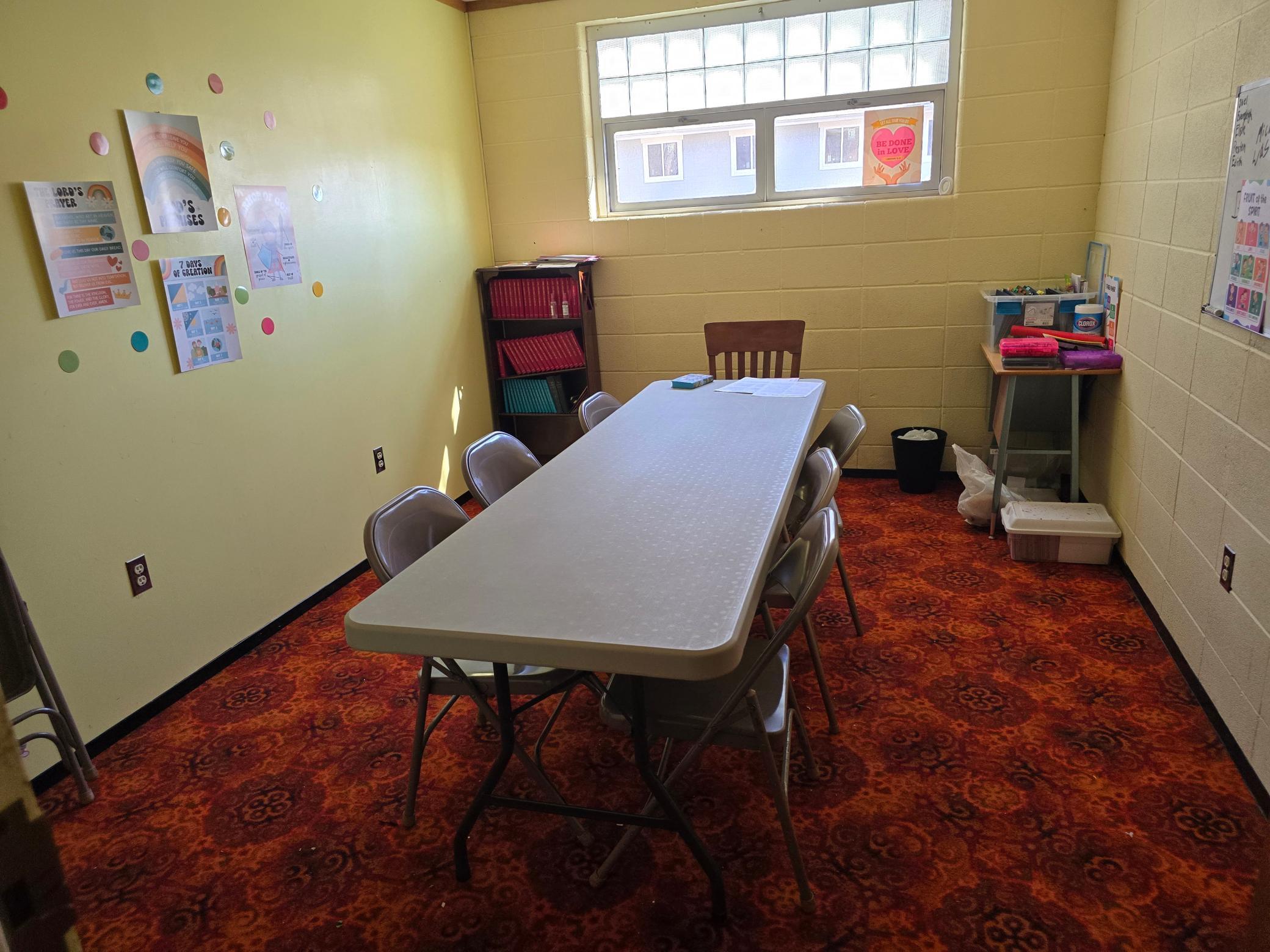View of Sunday School room