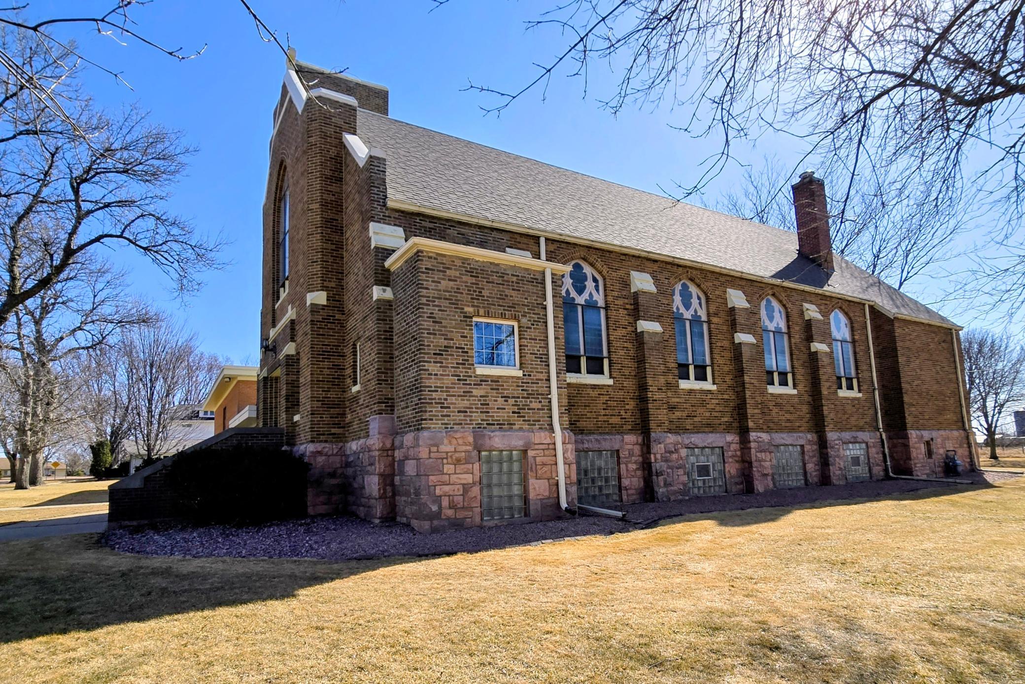 Built in 1930 with brick and stone. New roof on church approximately 2 years ago.