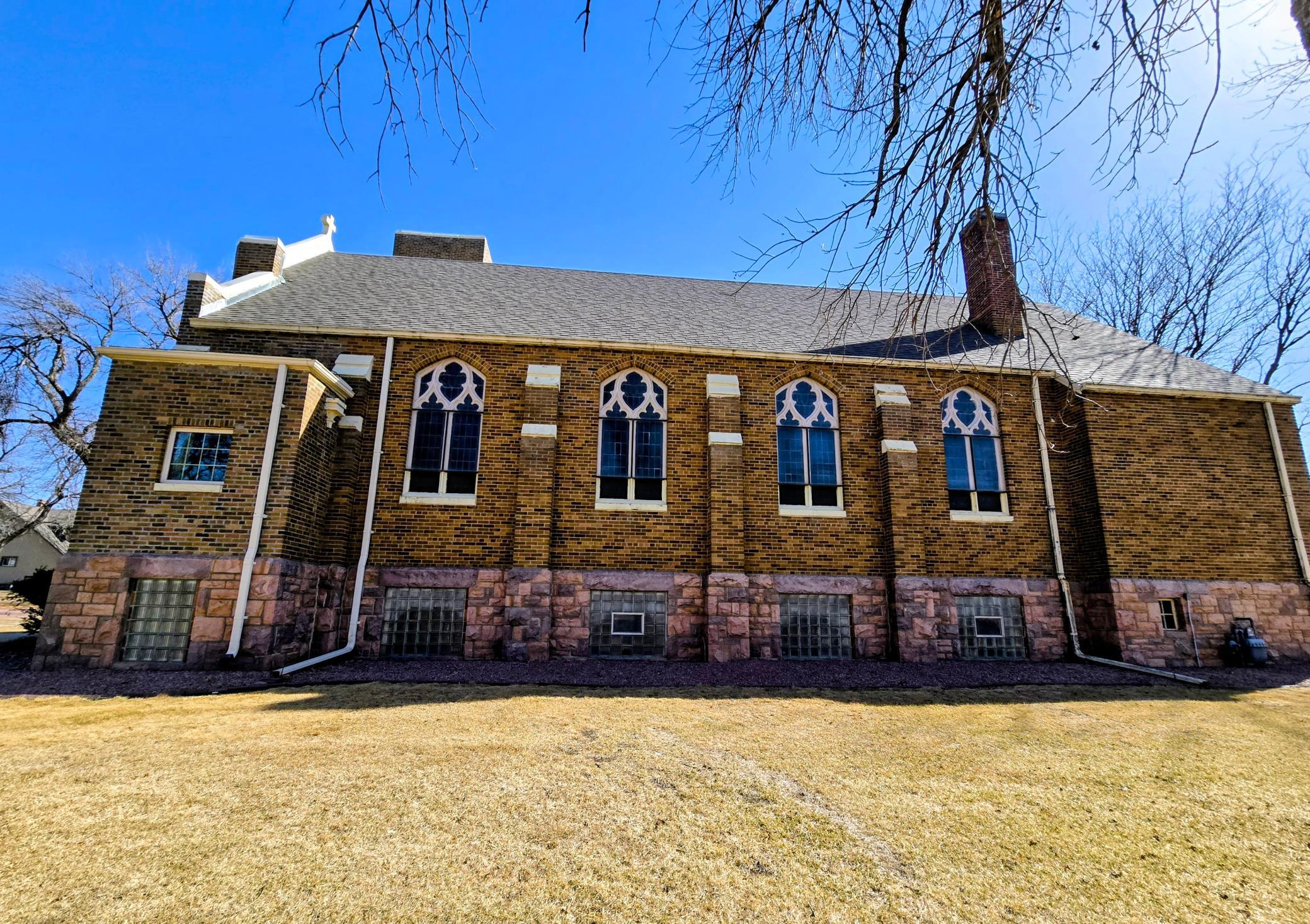 West view of church