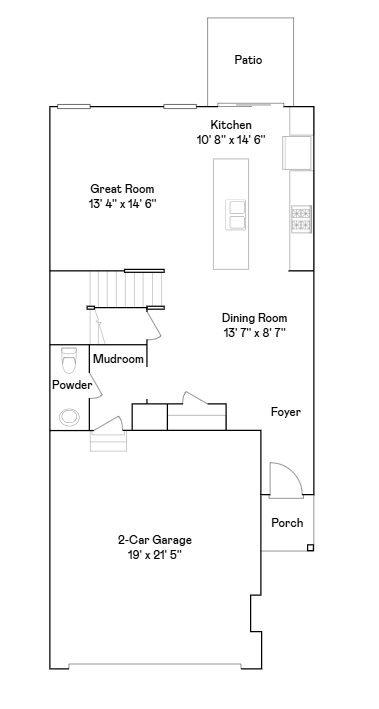 St Clair level 1 floorplan
