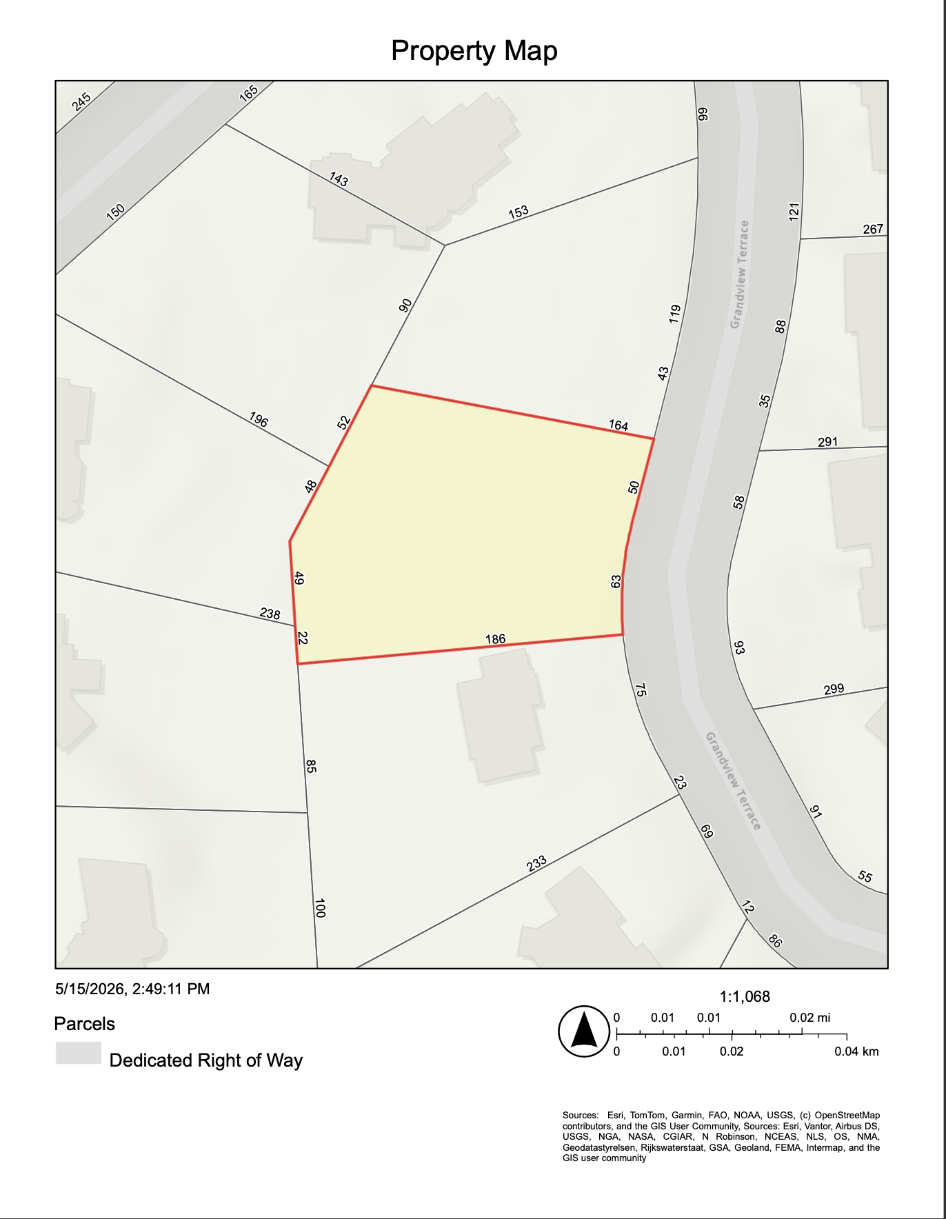 Lot Dimensions