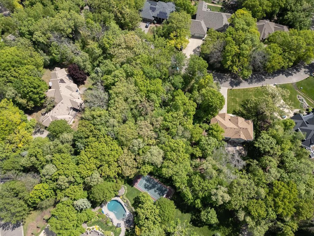 High Aerial showing the back end