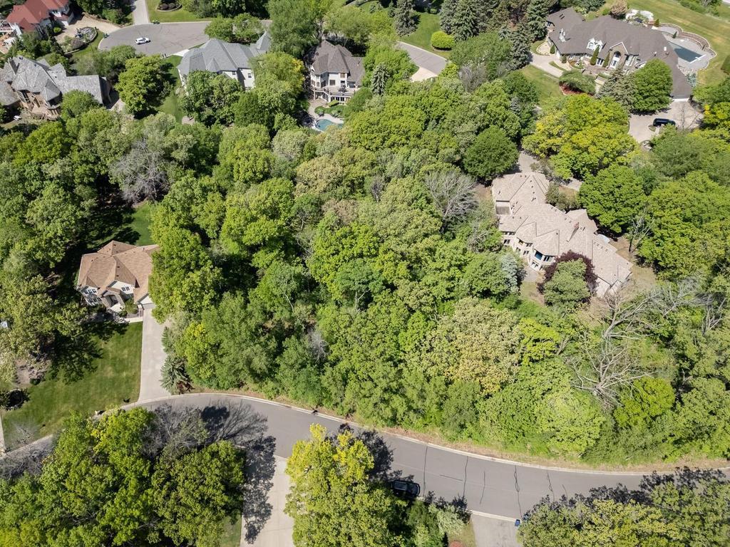 High Aerial of the front of the lot