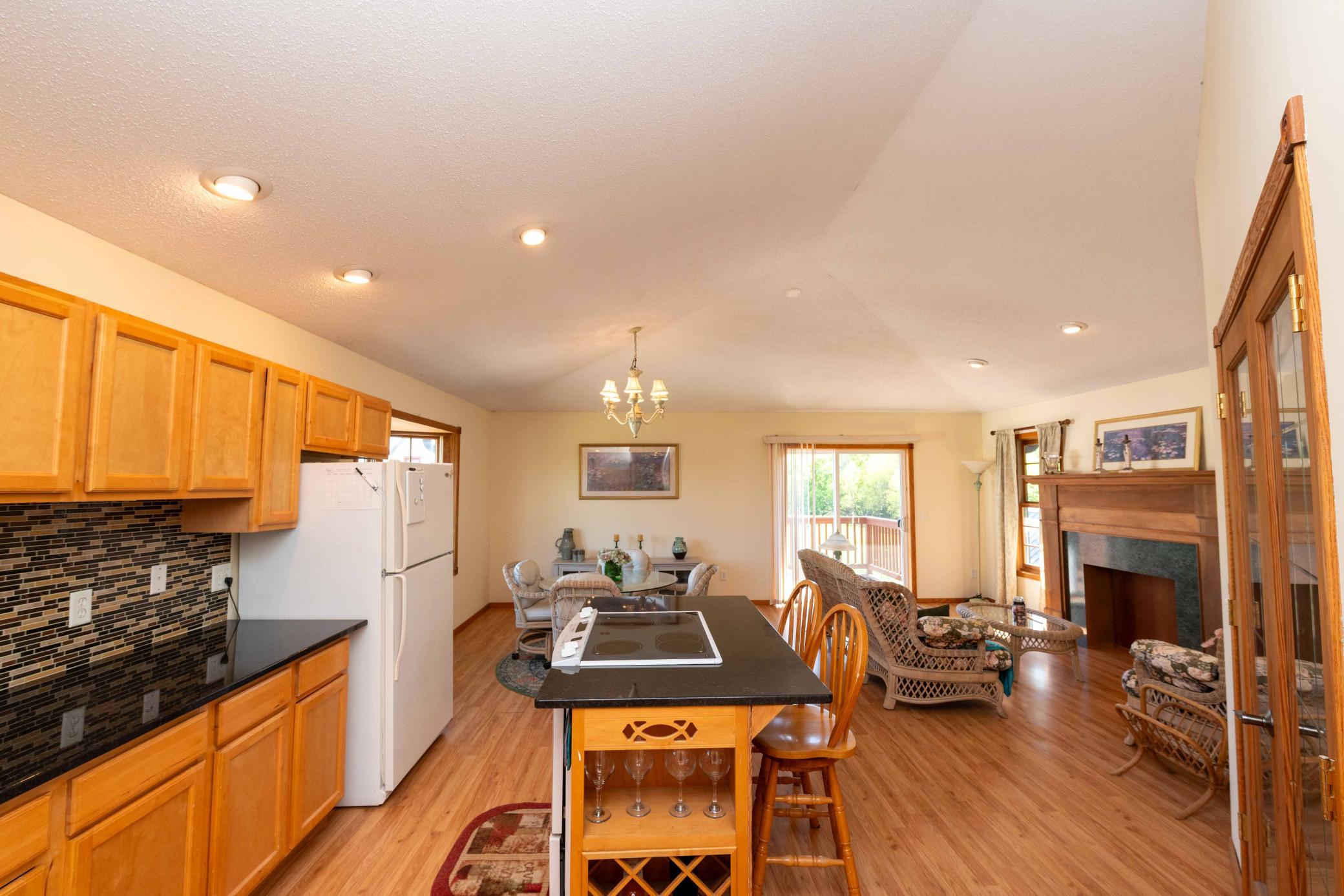 Upper Open concept living quarters