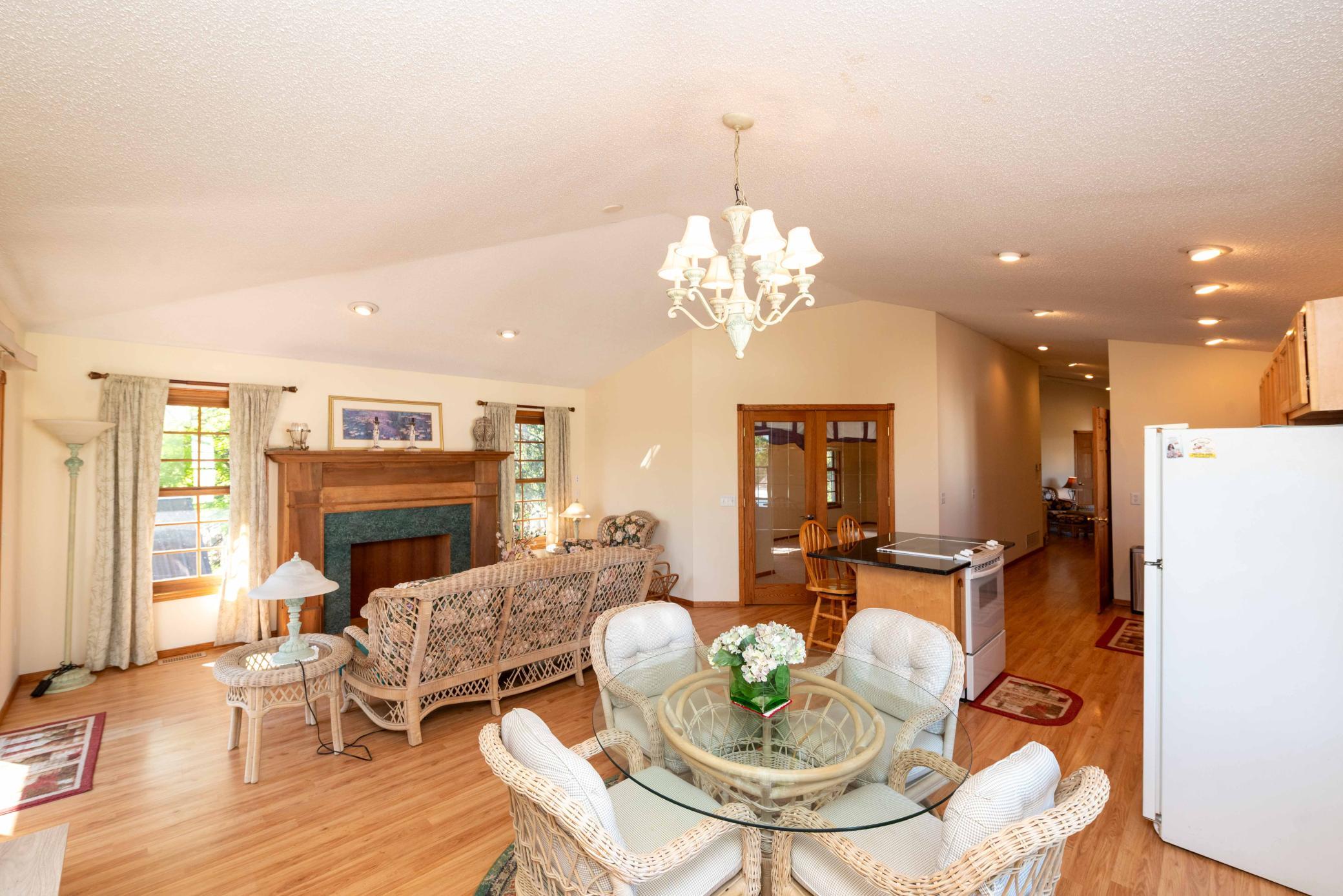 Upper open concept