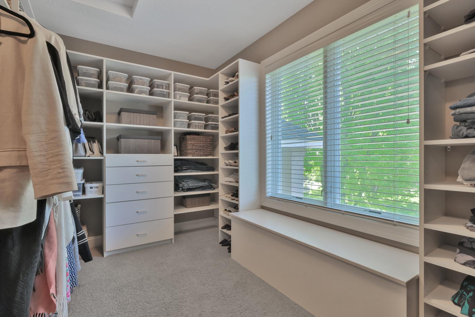 Awesome primary closet window