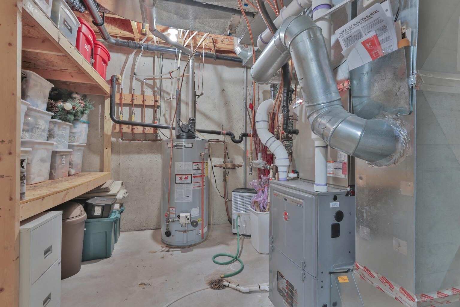 Utility with some storage space