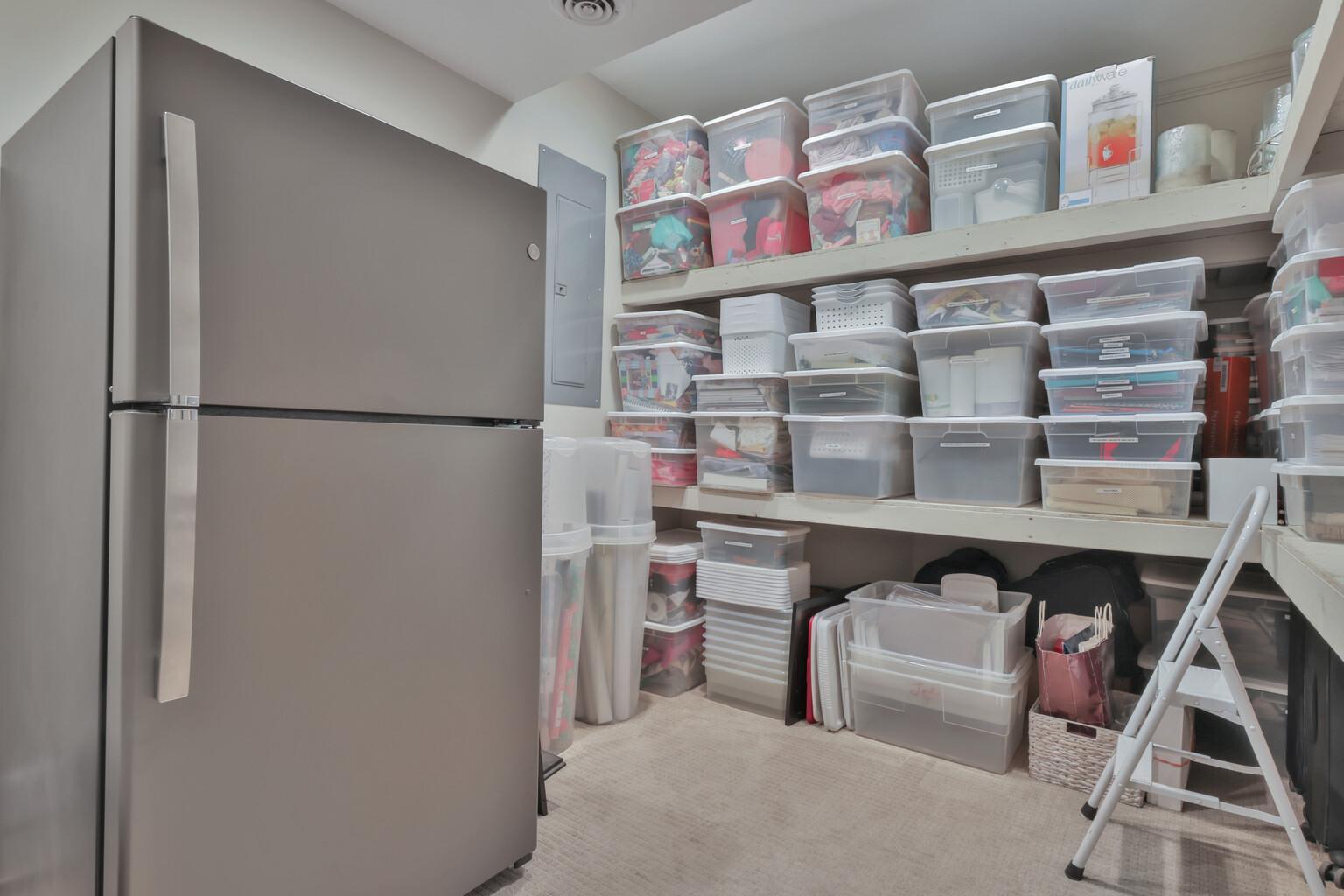 Additional room for storage space