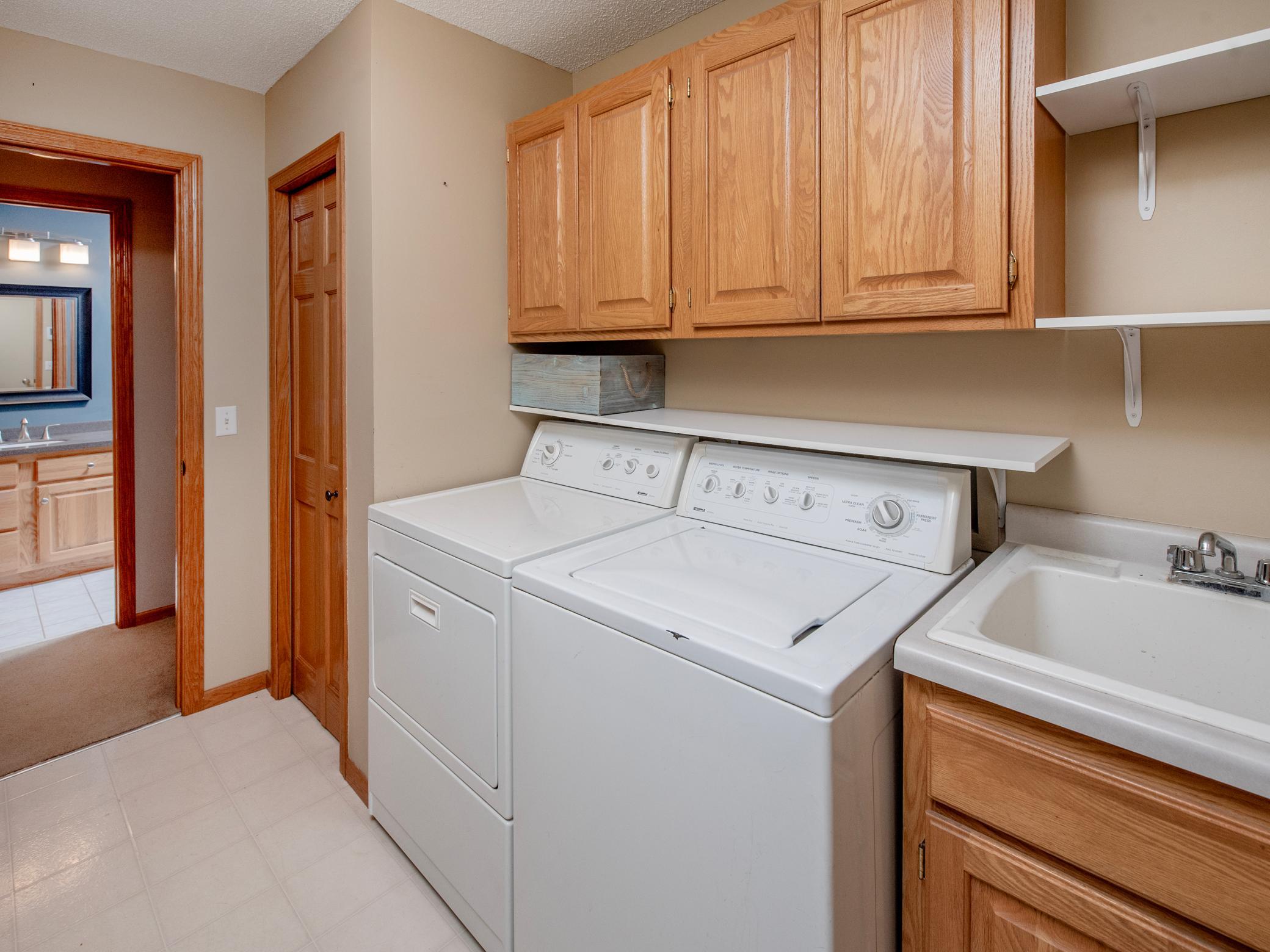 Main floor laundry/mudroom.
