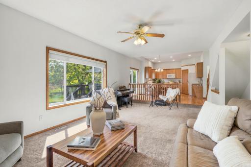 Expansive living room designed for comfortable everyday living and entertaining!