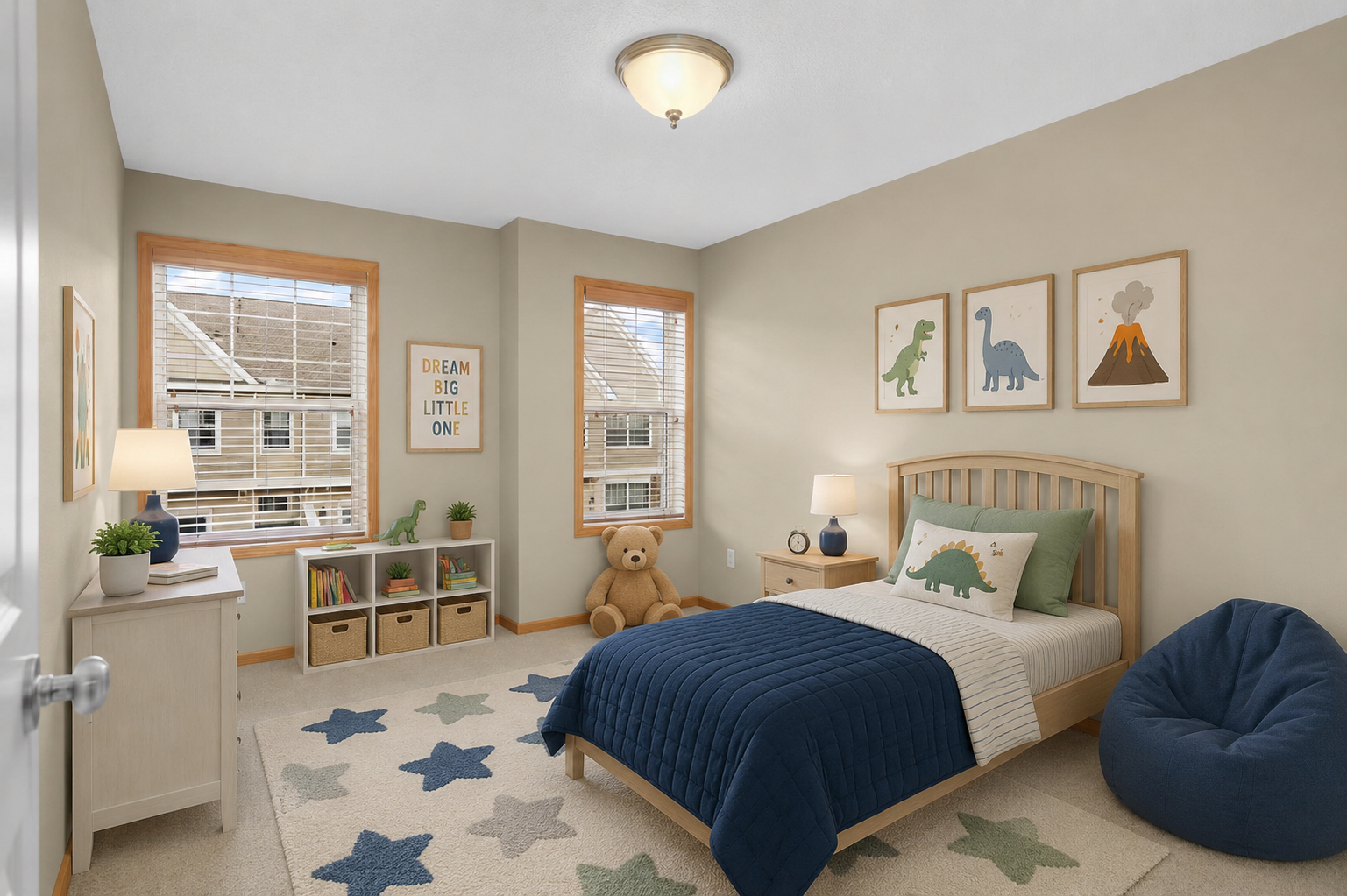 Bedroom Virtually Staged