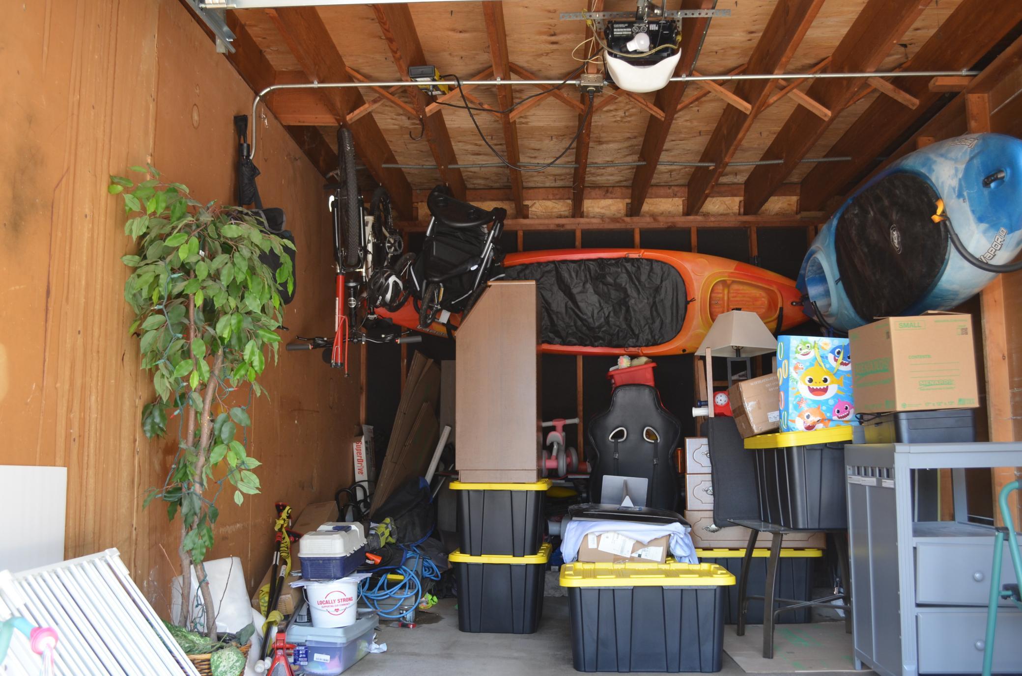 Garage (with opener) is close by, offers lots of storage