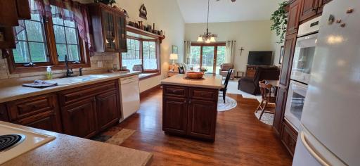 Kitchen to family room