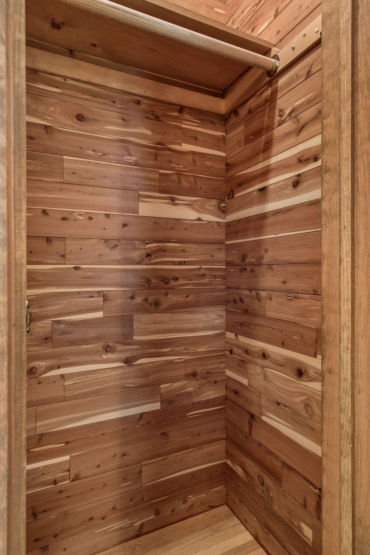 Upper Level - Cedar Closet in Hallway