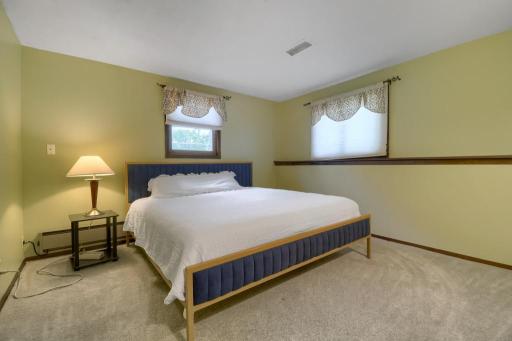 The 4th of 6 total bedrooms! This room overlooks the side and front yards.