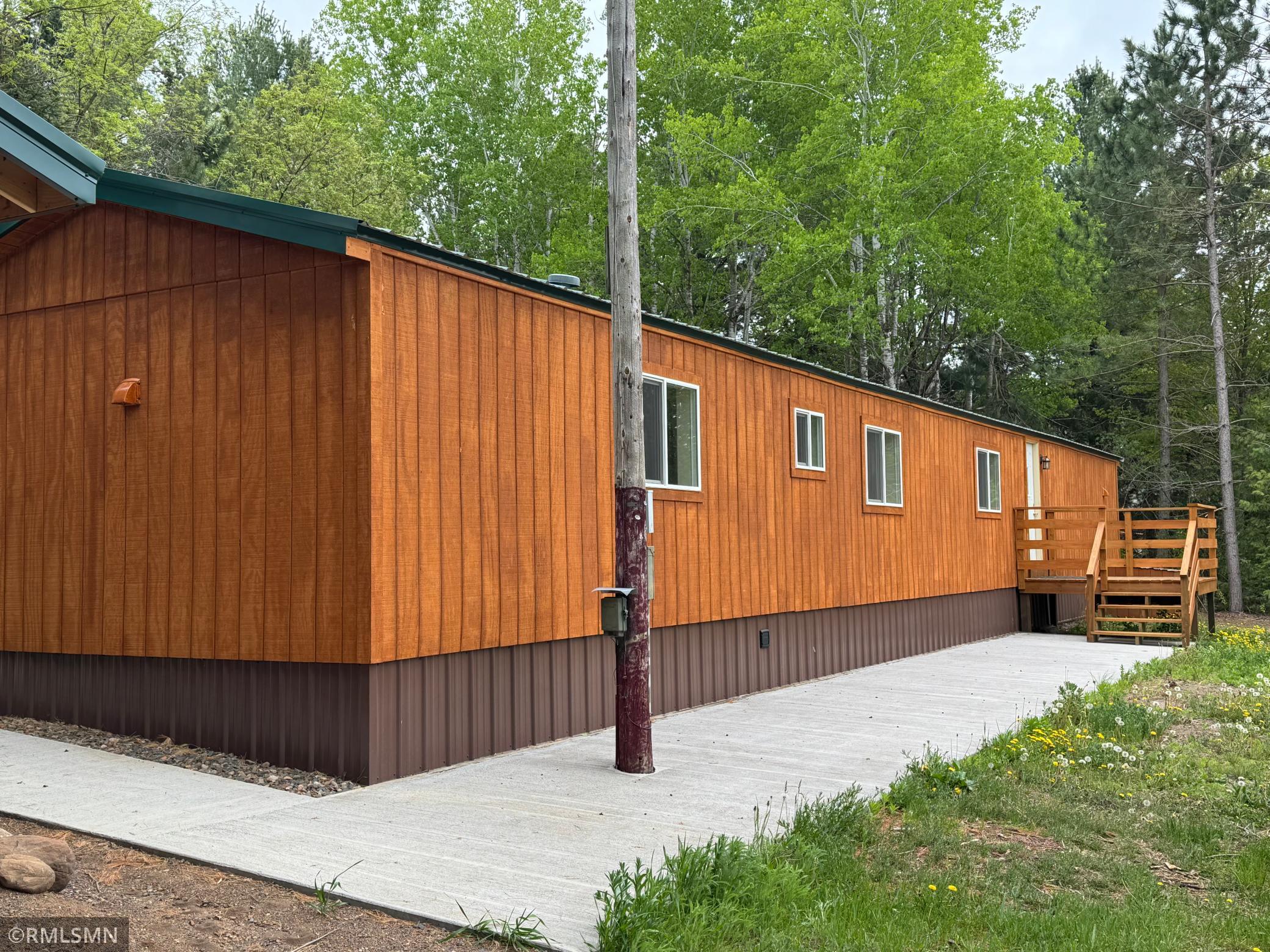 8x50 patio leads to 8x8 deck.