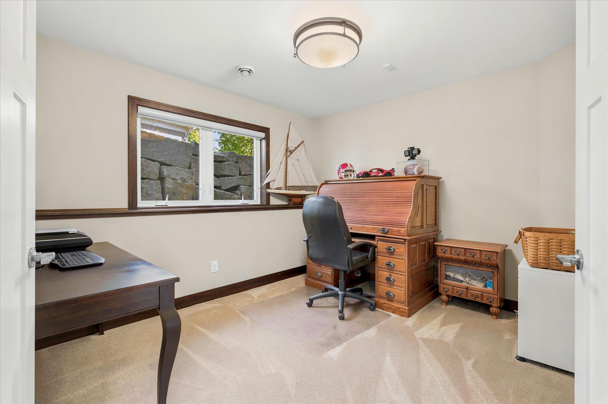 Lower level office could be a 4th bedroom