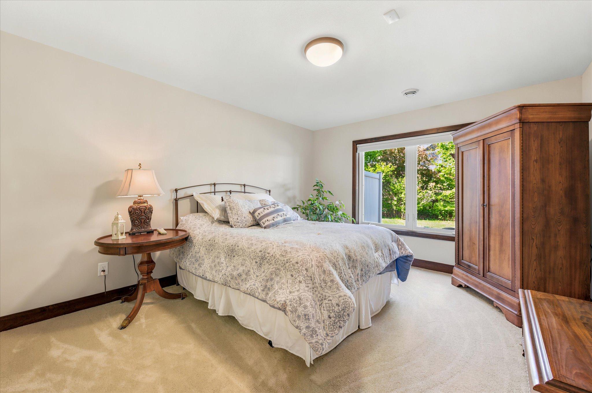 2 0f 2 bedrooms in the lower level