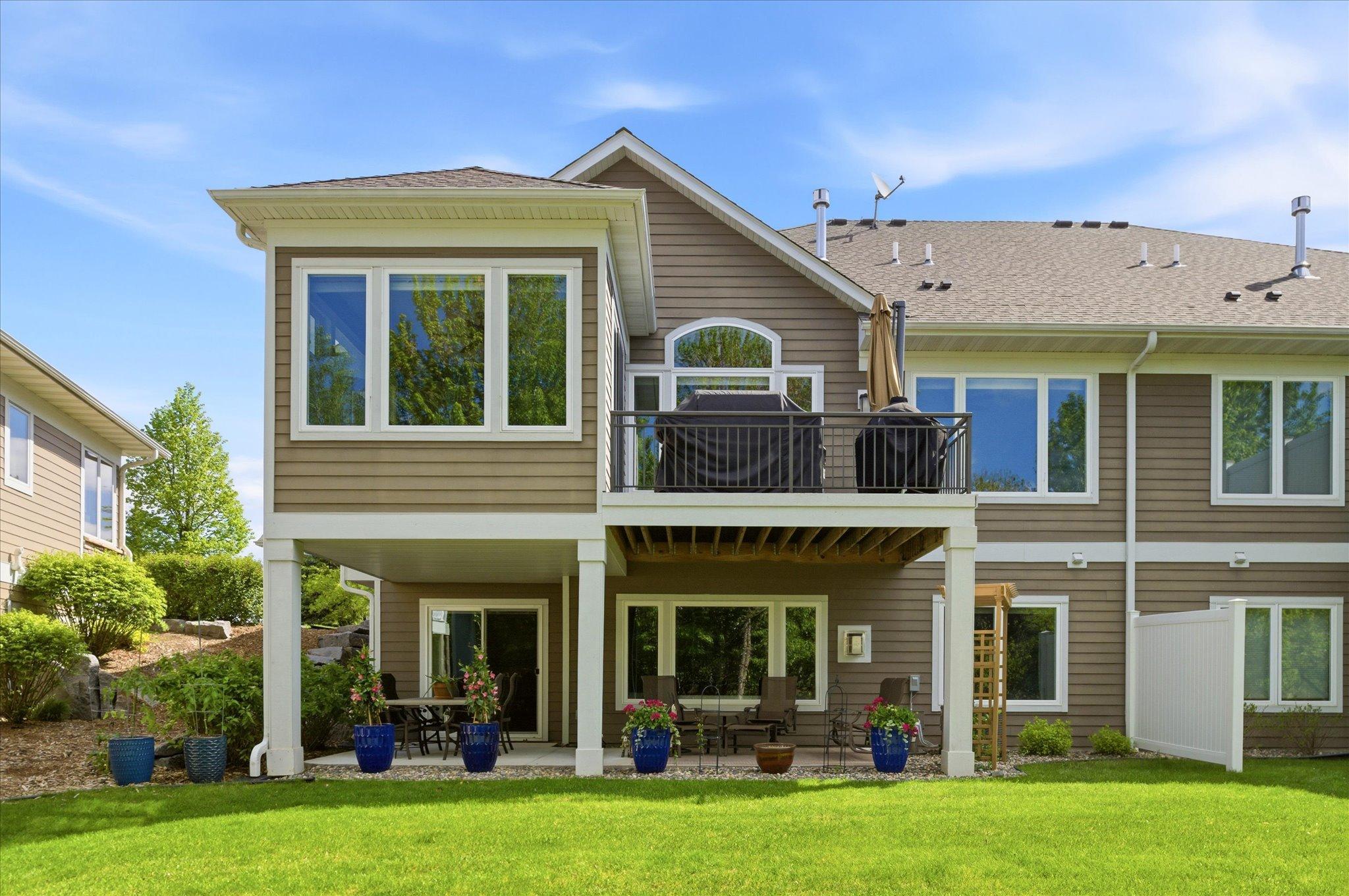 View of the back of the home