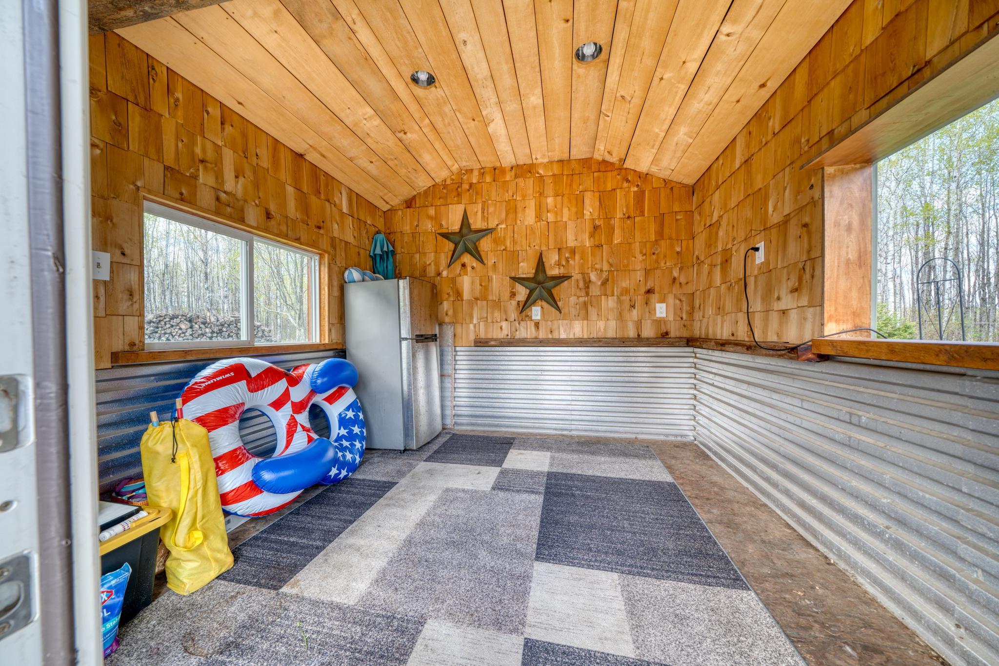 pool shed