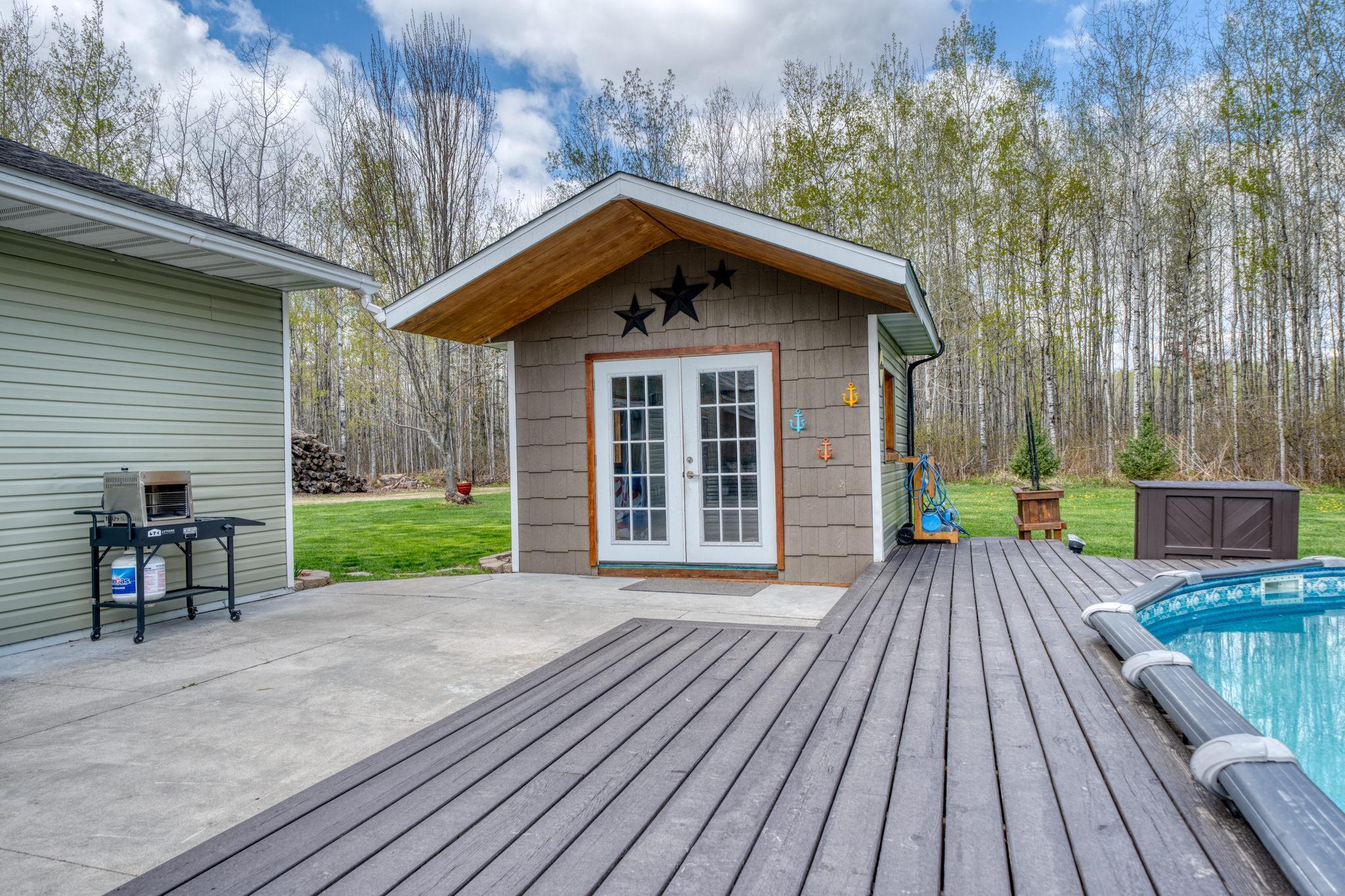 Pool shed